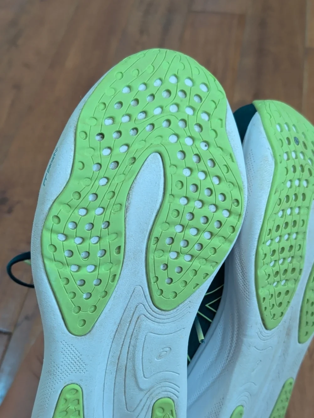 Asics Gel Nimbus 25 Ink Teal Lime Running Shoes